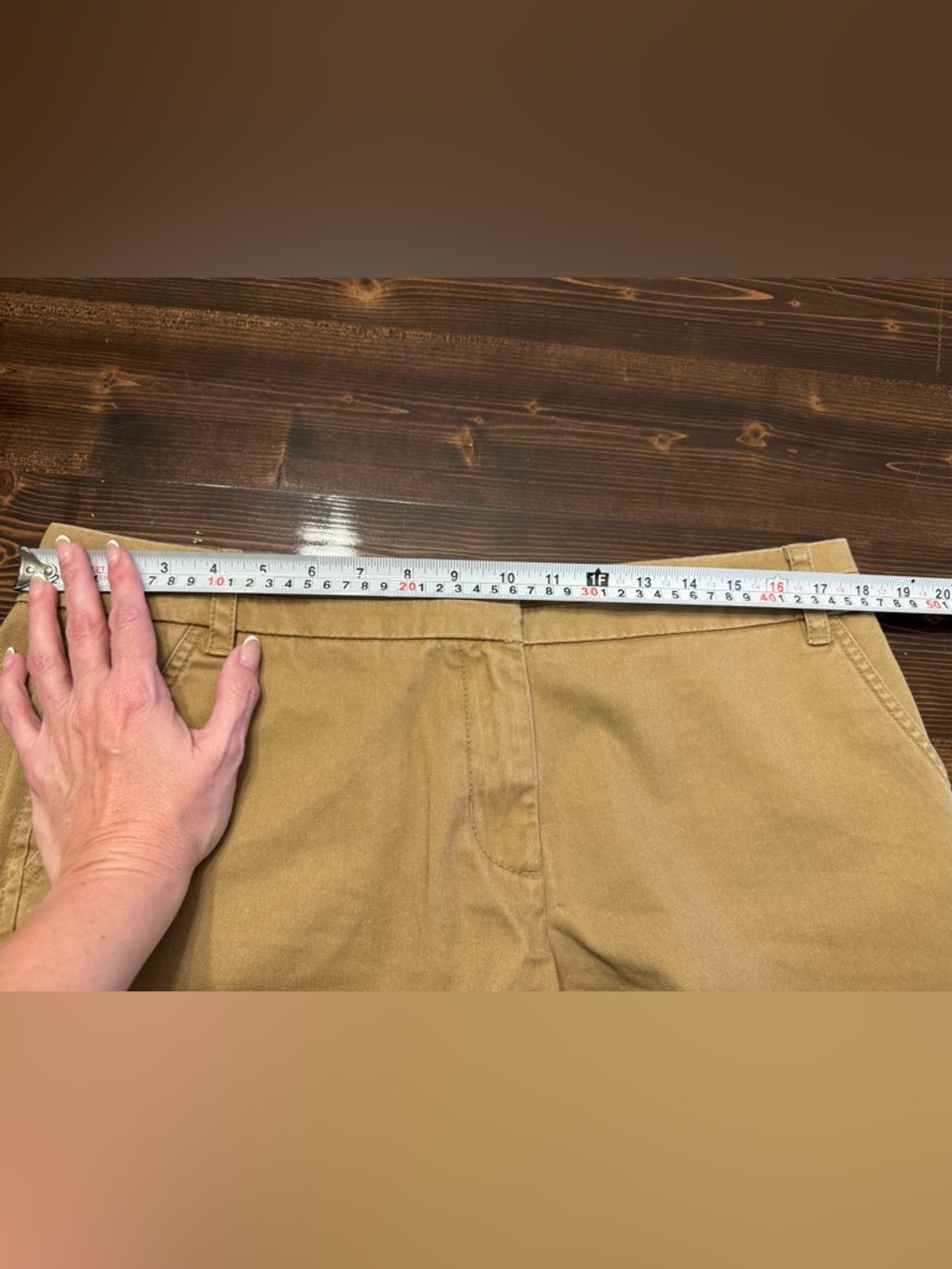 J. Crew Women’s Khaki Cotton Chino Shorts NWT 3” Inseam Size 12 - Picture 7 of 8